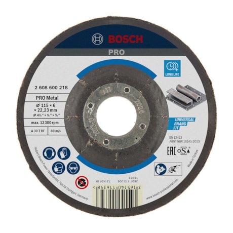 Disco de Desbaste PRO Metal 4.1/2