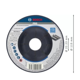 Disco de Desbaste Pro Metal 4.1/2