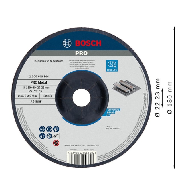 Disco de Desbaste PRO Metal 7