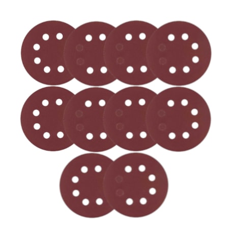Disco de Lixa 180mm Grão 100 com 10 Peças 1258180100 VONDER-7e48976b-4665-4bdb-8116-7481aa711e94