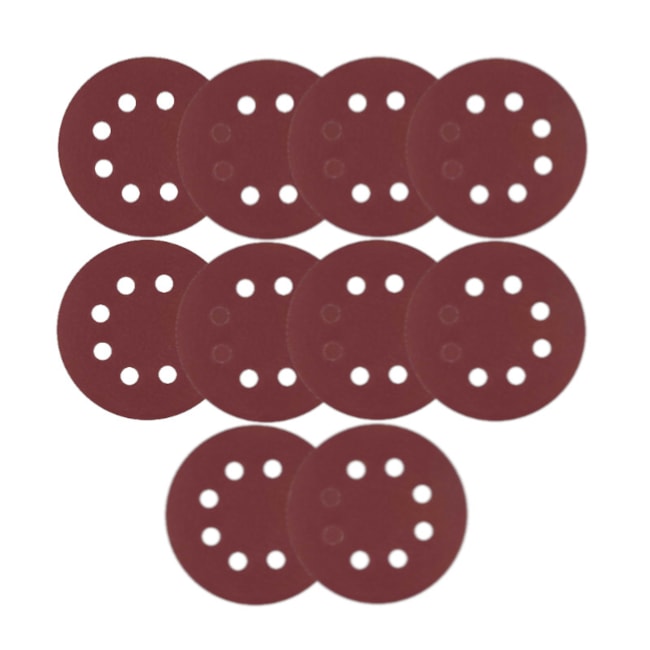 Disco de Lixa 180mm Grão 60 com 10 Peças 1258180060 VONDER-68e3fff5-984c-42ad-811f-c79c5971de58