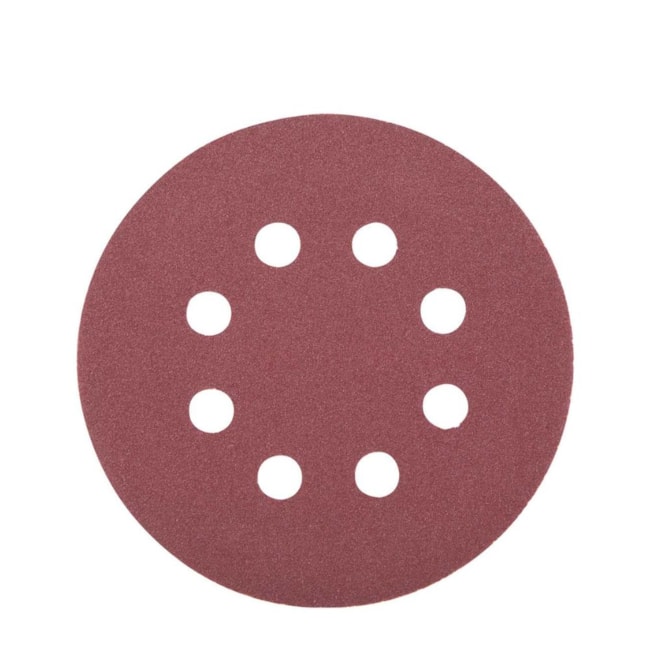 Disco de Lixa com Costado Pluma 125mm Grão 150 8 Furos com 10 Peças 12.58.355.150 VONDER-843a0627-5551-452a-b407-8a6f4d9eca8d