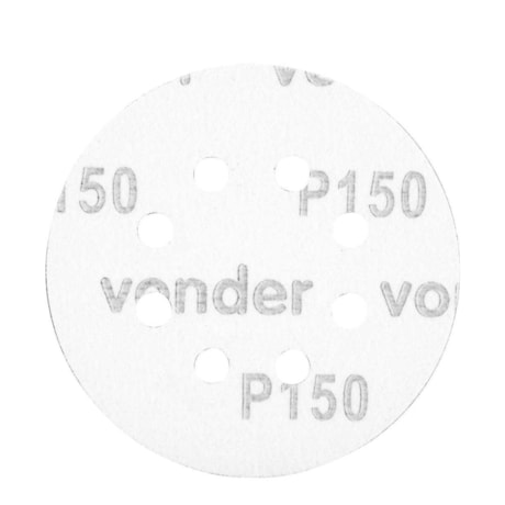 Disco de Lixa com Costado Pluma 125mm Grão 150 8 Furos com 10 Peças 12.58.355.150 VONDER-d0353579-3ca4-41c3-b5a6-467fb3e4f699
