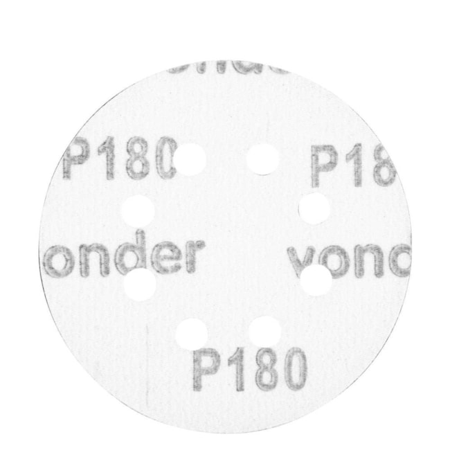Disco de Lixa com Costado Pluma 125mm Grão 180 8 Furos com 10 Peças 12.58.355.180 VONDER-1cc7443f-5432-449d-99b4-05d6b7cd35b4