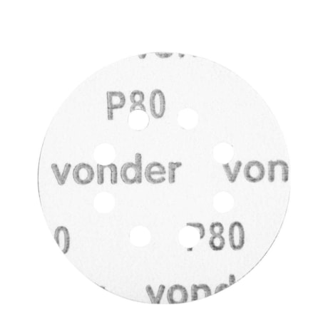Disco de Lixa com Costado Pluma 125mm Grão 80 8 Furos com 10 Peças 12.58.355.080 VONDER-d7d187b8-6db9-49e4-9b31-e205c94f8fde