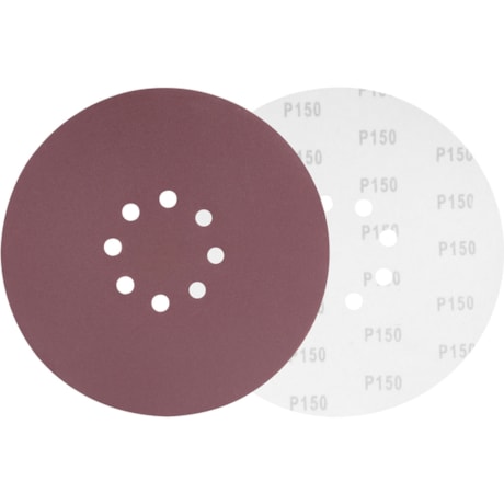 Disco de Lixa de Parede 225mm Grana 150 8 Furos 12582250150 VONDER