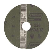 Disco de Lixa para Aço 4.1/2" 7/8" Grão 24 F 224 NORTON