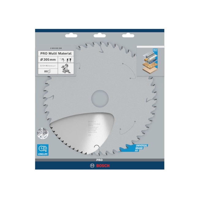 Disco de Serra Circular BOSCH PRO Multi Material 12