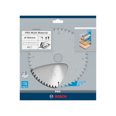 Disco de Serra Circular BOSCH PRO Multi Material 7.1/4