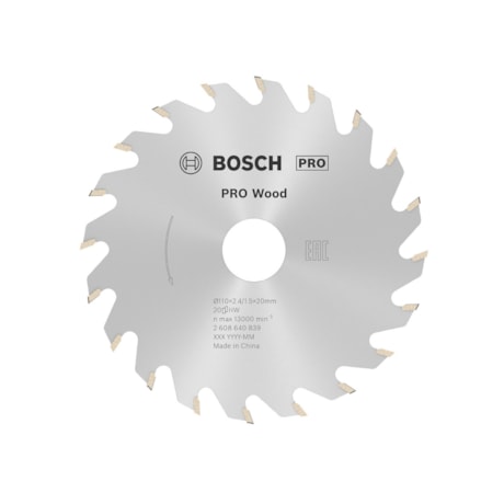Disco de Serra Circular BOSCH PRO Wood 9.1/4