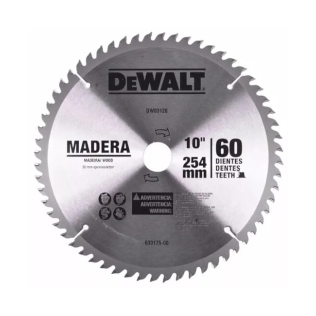 Disco de Serra Circular para Madeira 10'' X 60 Dentes DWA03120 DEWALT-eed91b8f-ba5c-45ca-aa78-895a89f44851