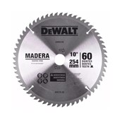 Disco de Serra Circular para Madeira 10'' X 60 Dentes DWA03120 DEWALT
