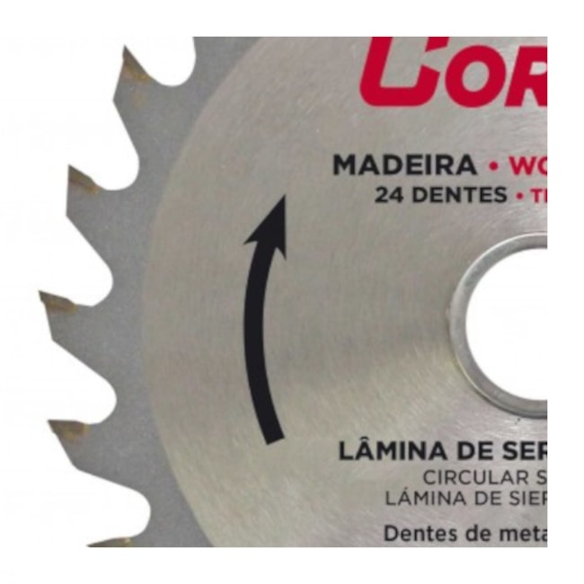 Disco de Serra Circular para Madeira 110mm 24 Dentes 60864 CORTAG-a1408033-64ed-419d-9bfe-66436c036b68