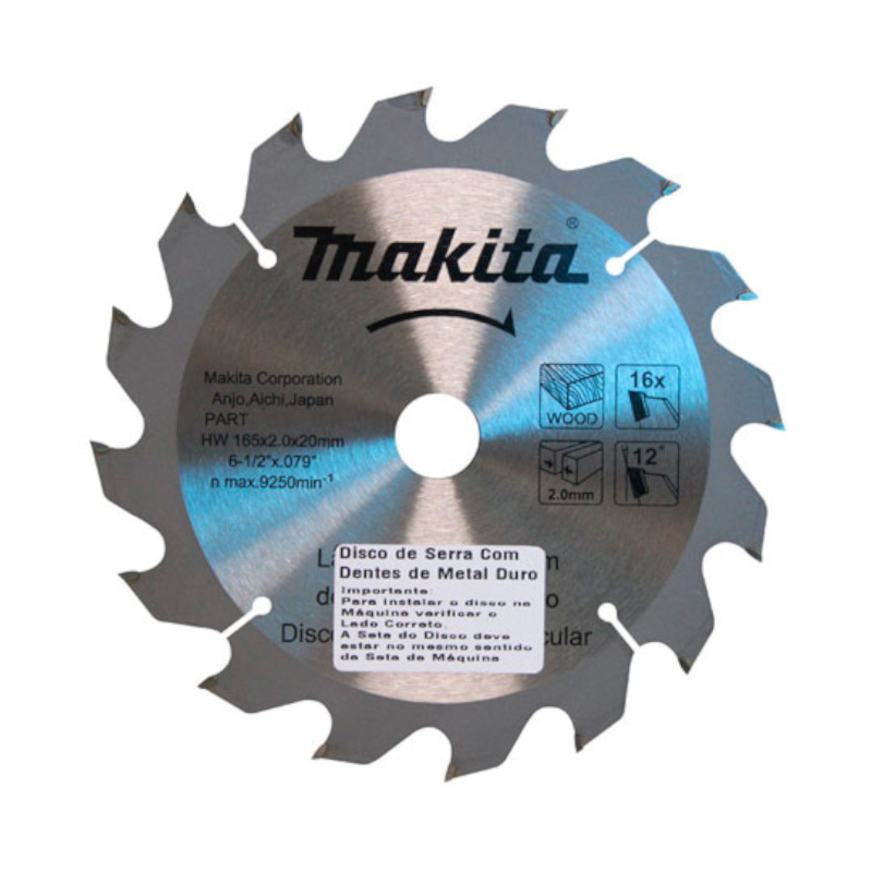 パスネット No.7 Disco de Serra Circular para Madeira 7'' 40 Dentes D-51356 MAKITA