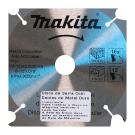 Disco de Serra Circular para Madeira 7'' 40 Dentes D-51356 MAKITA-279b1197-d4cf-4188-8dd2-2d1f6b85e09e