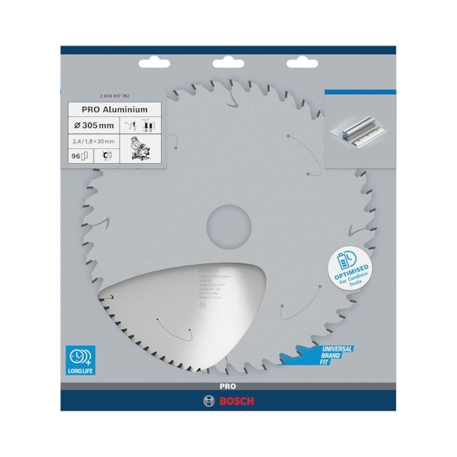 Disco de Serra Circular PRO Aluminium Cordless 12