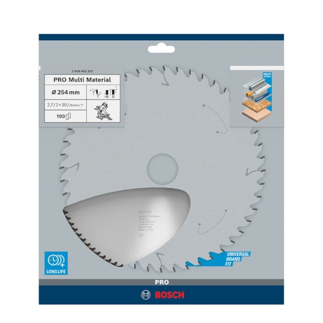 Disco de Serra Circular PRO Multi Material 10