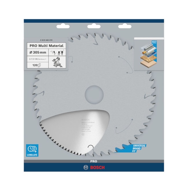 Disco de Serra Circular PRO Multi Material 12