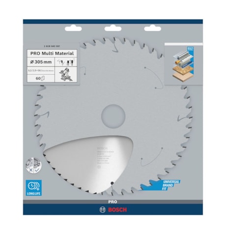 Disco de Serra Circular PRO Multi Material 12