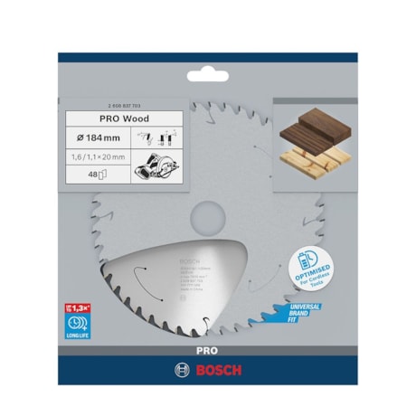 Disco de Serra Circular PRO Wood Cordless 7.1/4