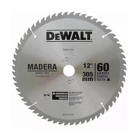 Disco de Serra Circular Widia 12'' 60 Dentes DWA03140 DEWALT