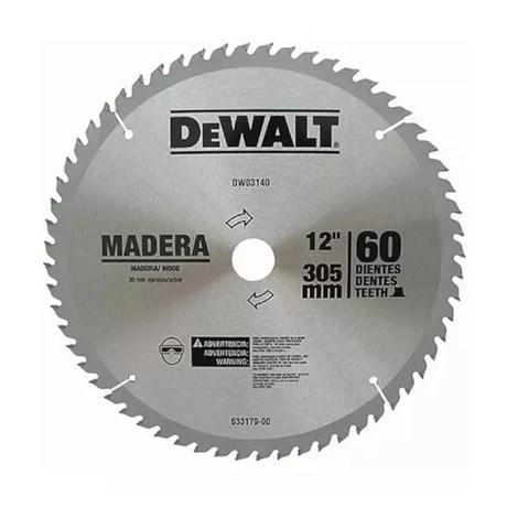 Disco de Serra Circular Widia 12'' 60 Dentes DWA03140 DEWALT