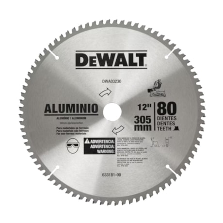 Disco de Serra Circular Widia 12'' 80 Dentes DWA03150 DEWALT-4febe837-3da8-4577-8209-65df08ecf489