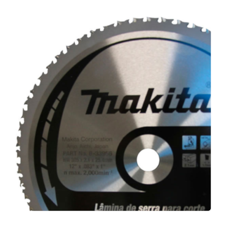 Disco de Serra Circular Widia 12'' com 60 Dentes B-33956 MAKITA-262faa57-f1f0-42fc-9461-f26724863267