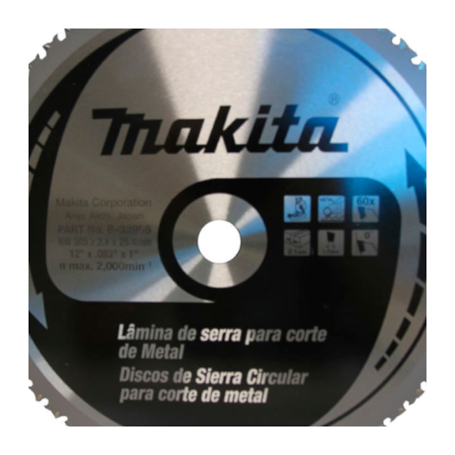 Disco de Serra Circular Widia 12'' com 60 Dentes B-33956 MAKITA-4a66a9e4-bed2-45ee-8640-7c8975be515b