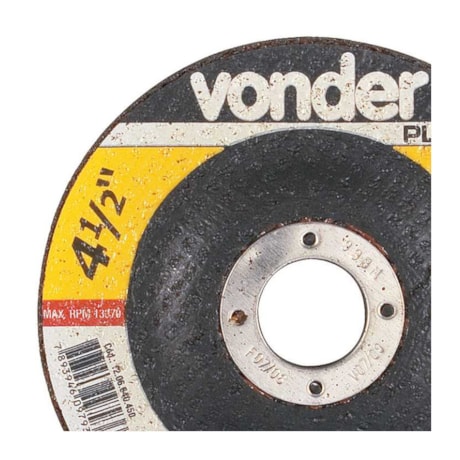 Disco Desbaste 4.1/2'' 1/4'' 7/8'' 1206640450 VONDER-4c222370-f731-4508-aed7-384afd94edc6