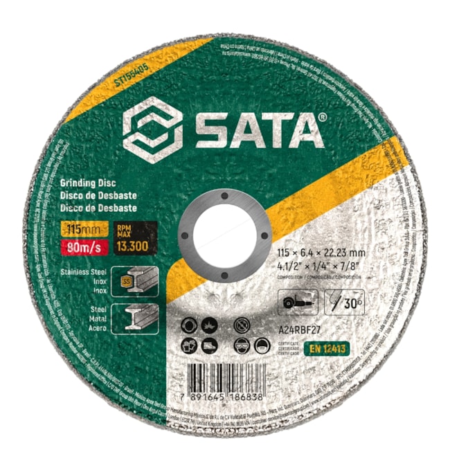 Disco Desbaste Metal / Inox 4.1/2