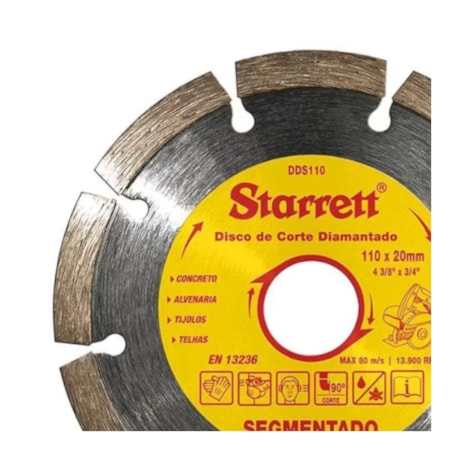 Disco Diamantado 100mm DDS110 STARRETT-1d9a801e-ec3f-4426-9ee9-67d805c90a28