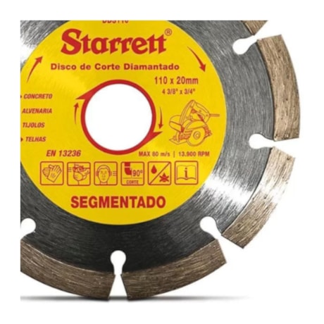 Disco Diamantado 100mm DDS110 STARRETT-2383b5c8-5a93-49ab-b0b3-ad6a7675338f