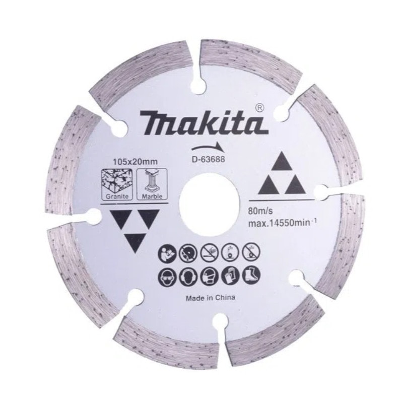 Disco Diamantado 105x20.0mm D-63688 MAKITA - Anhanguera Ferramentas