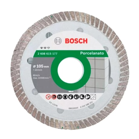 Disco Diamantado 105x20mm Turbo 2608615177 BOSCH