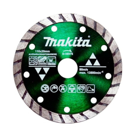 Disco Diamantado 110x20.0mm 8mm Turbo D-56976 MAKITA-53a5d491-435c-4f8d-8dbc-00b34376cf0a