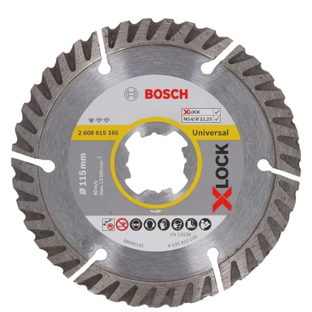 Disco Diamantado 115mm x 22,2mm 2mm Standard for Universal X-LOCK 2608615165 BOSCH-b34a09d7-0dfd-46f0-a1cf-1746fd2a7627