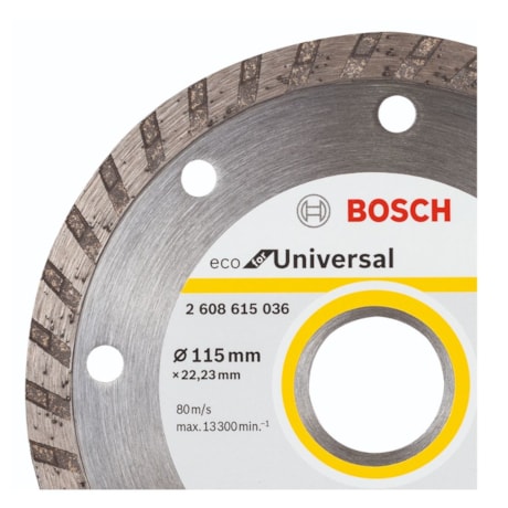 Disco Diamantado 115mmx22,2mm 12mm Eco Universal Turbo 2608615036 BOSCH