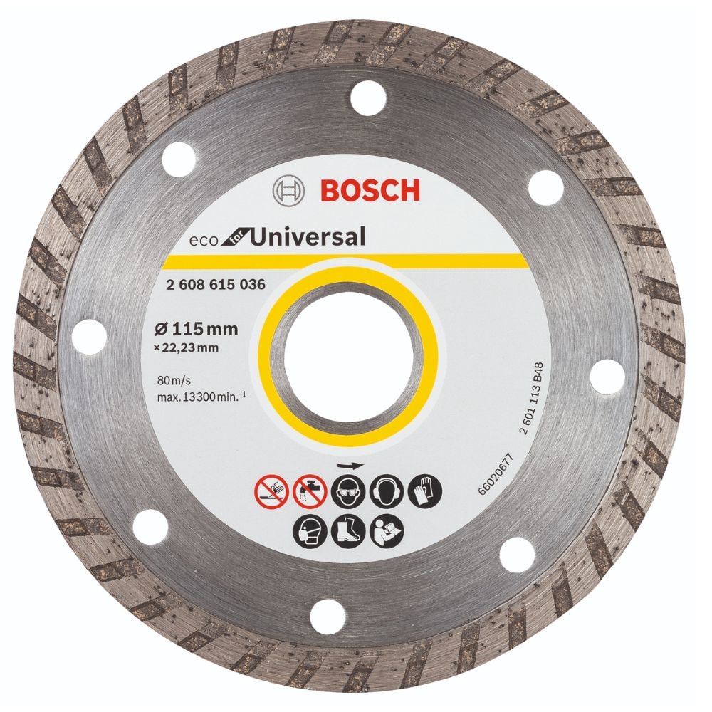 Disco Diamantado Universal 110 x 20mm 8mm 2608602717 BOSCH