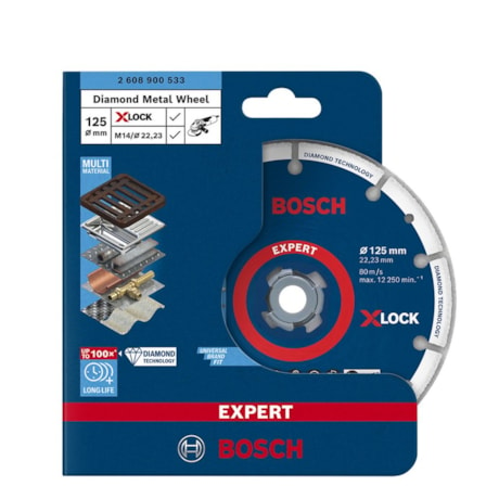 Disco Diamantado 125mmx22.3mm para Metal Expert X-Lock 2608900533 BOSCH-23e4a0d6-cbc3-40c7-81ef-444599a8c56e