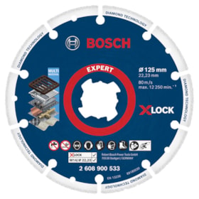 Disco Diamantado 125mmx22.3mm para Metal Expert X-Lock 2608900533 BOSCH