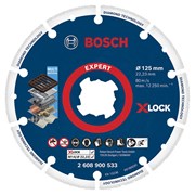 Disco Diamantado 125mmx22.3mm para Metal Expert X-Lock 2608900533 BOSCH