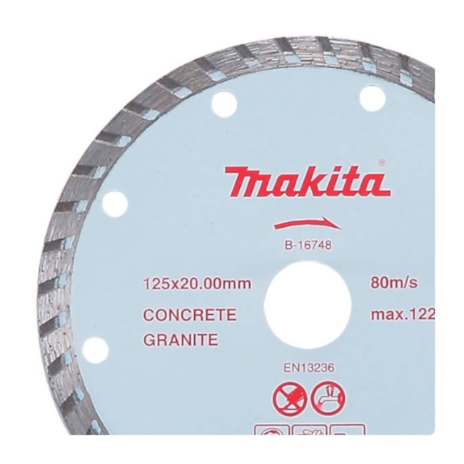 Disco Diamantado 125x20.0mm Turbo B-16748 MAKITA-60836bd1-162d-4818-a544-5c5b5544eb22