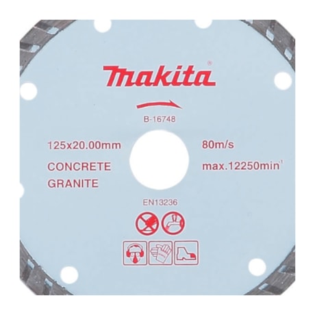 Disco Diamantado 125x20.0mm Turbo B-16748 MAKITA-c64133e4-1c76-4953-8978-113612f50481