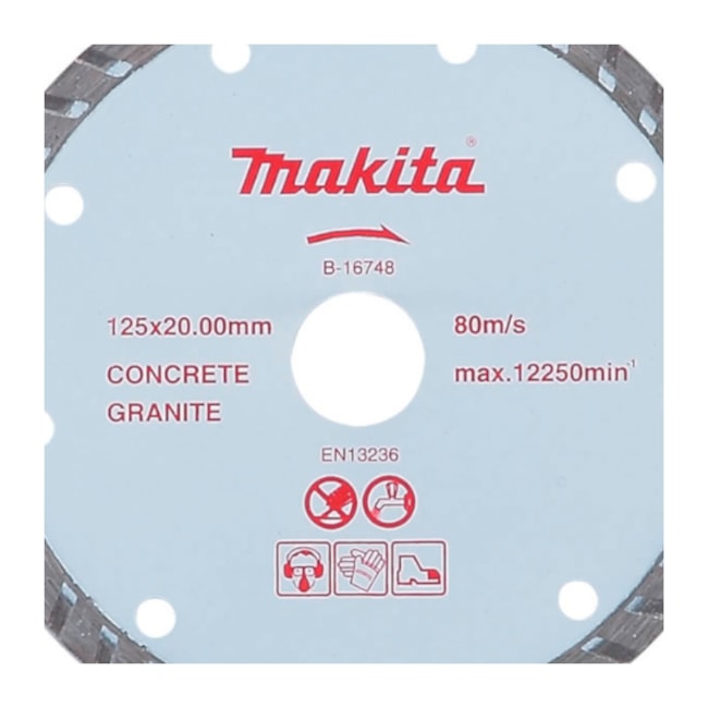 Disco Diamantado 125x20.0mm Turbo B-16748 MAKITA-25d652e2-79b3-4fe7-ab82-1ddc86b8673a