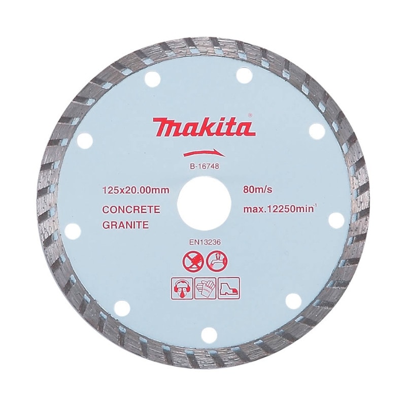 Disco Diamantado 125x20.0mm Turbo B 16748 MAKITA Anhanguera