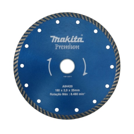 Disco Diamantado 180x25mm 2mm Turbo A-84420 MAKITA-a19761e9-55ae-4934-bc6a-7b8c2053e19e