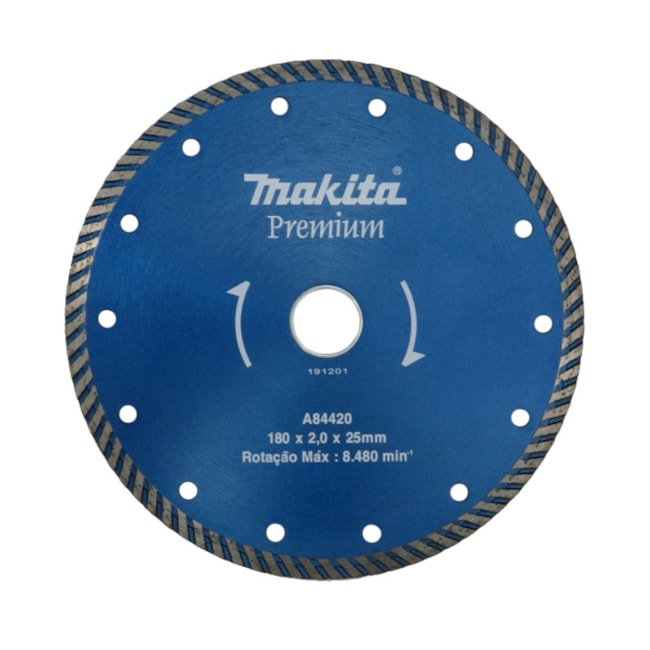 Disco Diamantado 180x25mm 2mm Turbo A-84420 MAKITA-a3bc8721-efae-464a-a300-c348a8a526f9