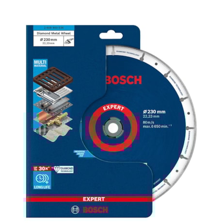 Disco Diamantado 230mm x 22,2mm Segmentado para Metal 2608900536 BOSCH-c4bd5078-c05a-4285-bb12-e237fd5fd61d