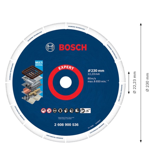 Disco Diamantado 230mm x 22,2mm Segmentado para Metal 2608900536 BOSCH-a5a36f22-bf35-43dd-bd58-1f6401b6017c